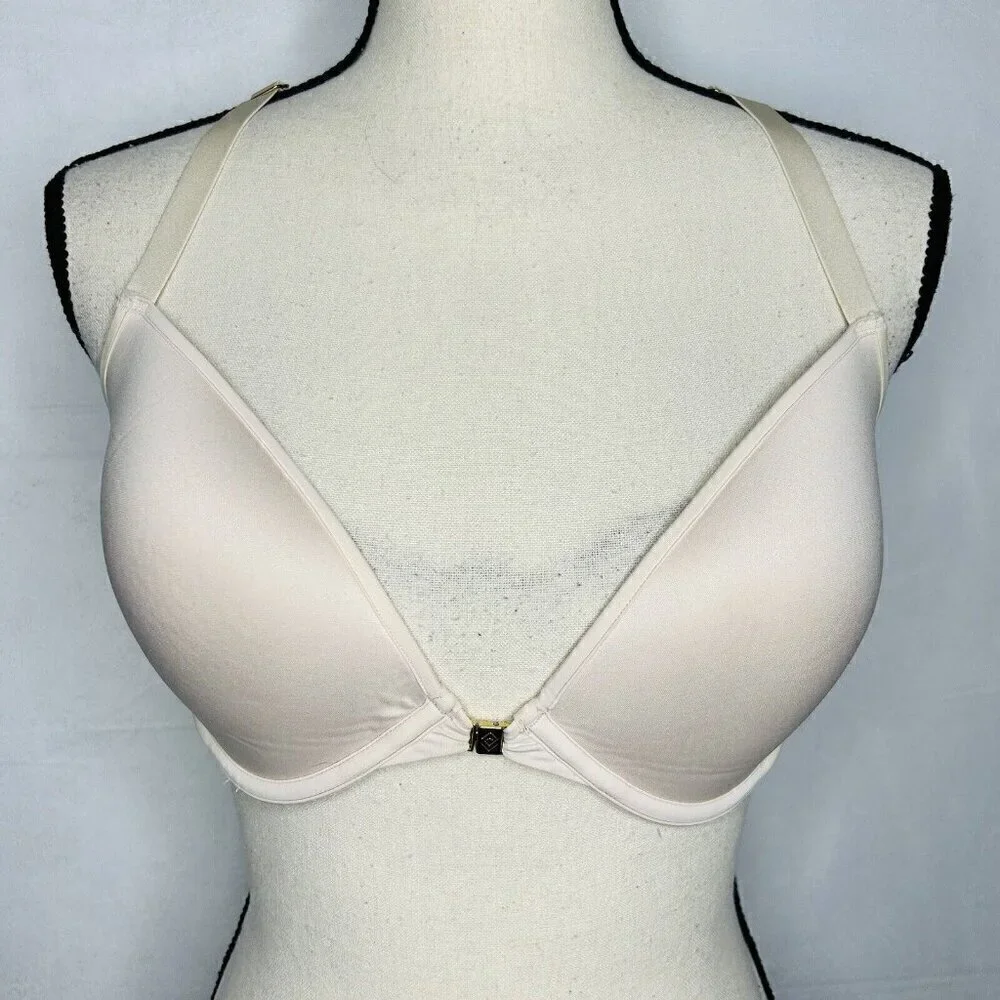 Third Love 32E / 34D Beige Lace Racerback Women's Underwire Lined Bra